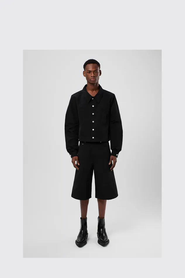 Men Camper TrousersandShorts Tech Shorts Black CottonNylon Shorts Men Camper TrousersandShorts Tech Shorts Black CottonNylon Shorts