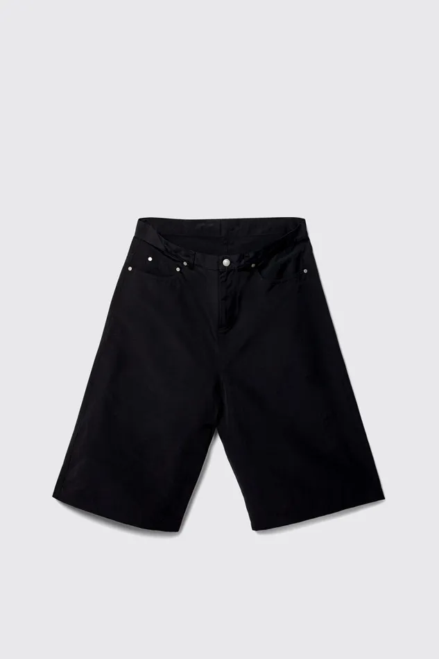 Men Camper TrousersandShorts Tech Shorts Black CottonNylon Shorts Men Camper TrousersandShorts Tech Shorts Black CottonNylon Shorts