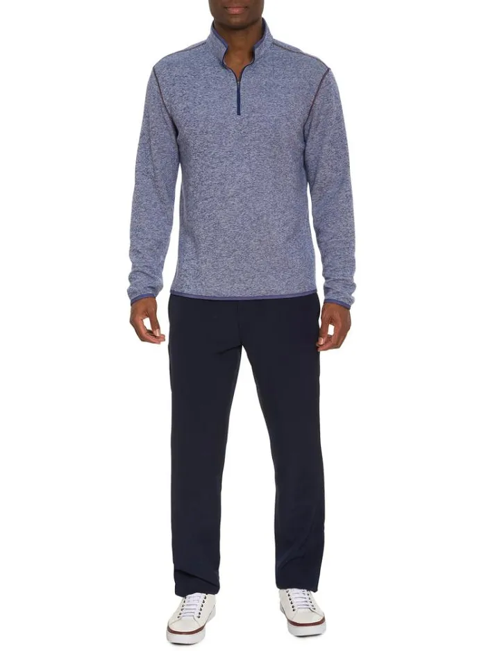 Men CARISO LONG SLEEVE KNIT Grey Robert Graham Sweaters and Knits