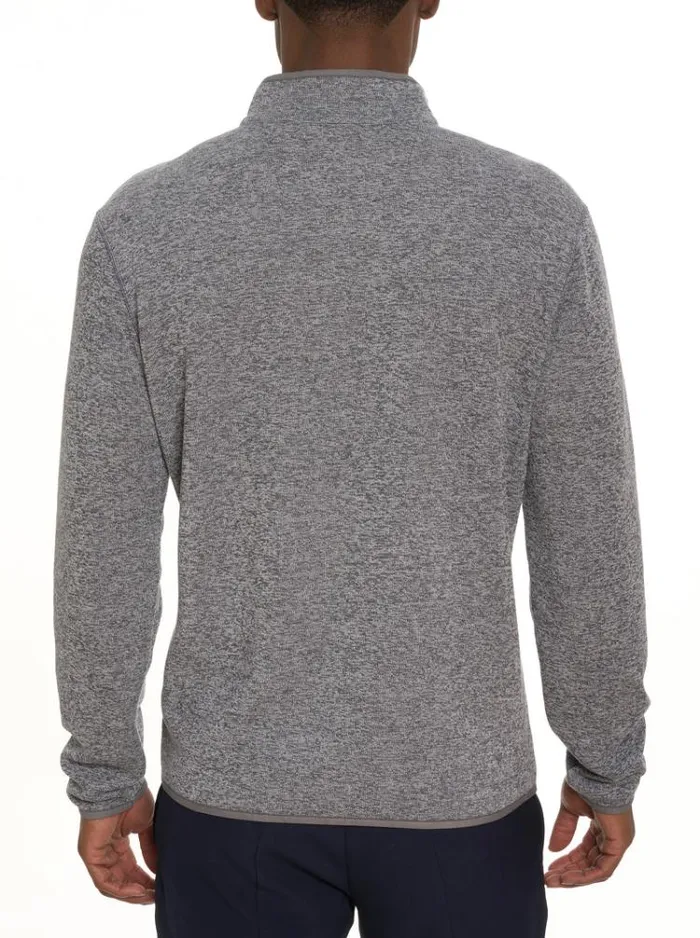 Men CARISO LONG SLEEVE KNIT Grey Robert Graham Sweaters and Knits