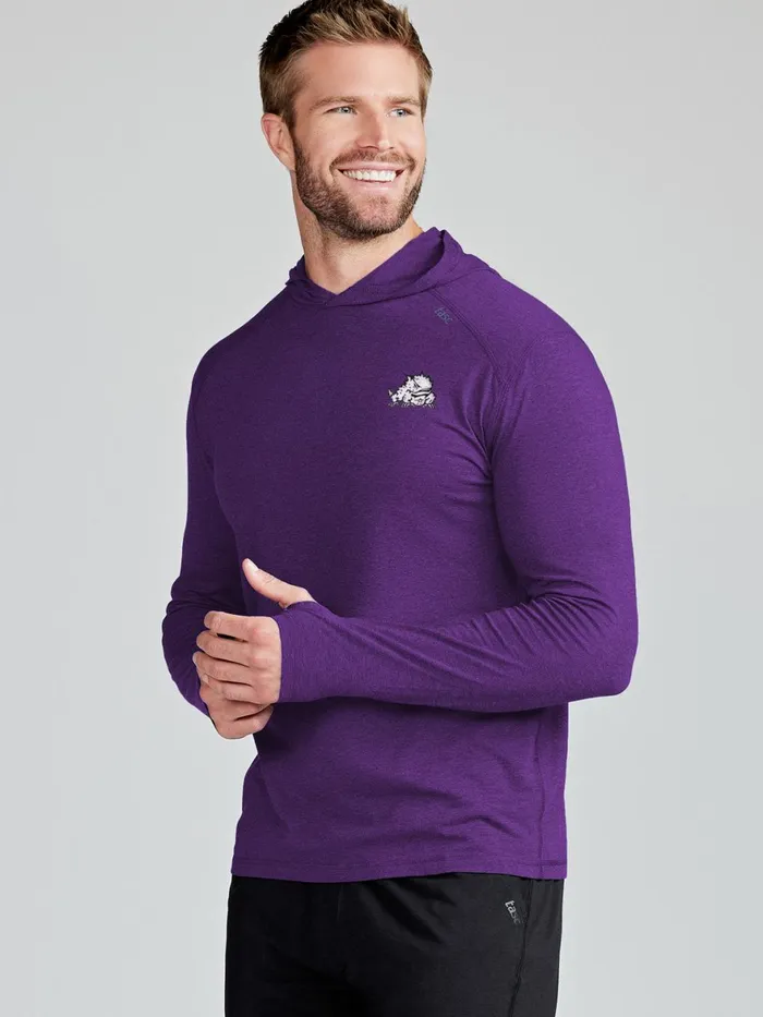 Men Carrollton Lightweight Hoodie 8211 TCU Tasc Performance Long Sleeve TShirts