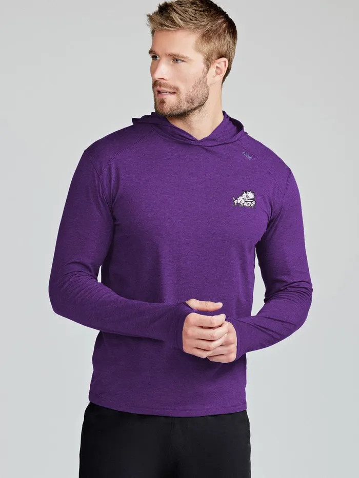 Men Carrollton Lightweight Hoodie 8211 TCU Tasc Performance Long Sleeve TShirts