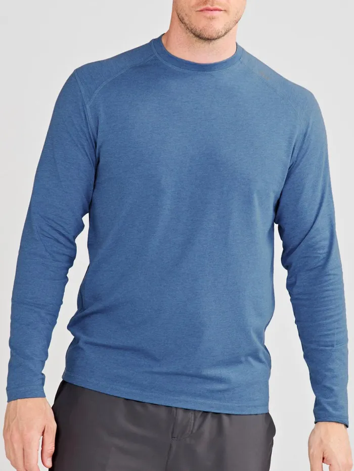 Men Carrollton Long Sleeve Fitness TShirt Jaspe Tasc Performance Running Training
