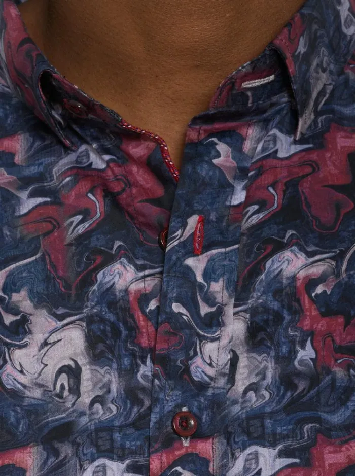 Men CASELLA LONG SLEEVE BUTTON DOWN SHIRT Multi Robert Graham Button Down Shirts
