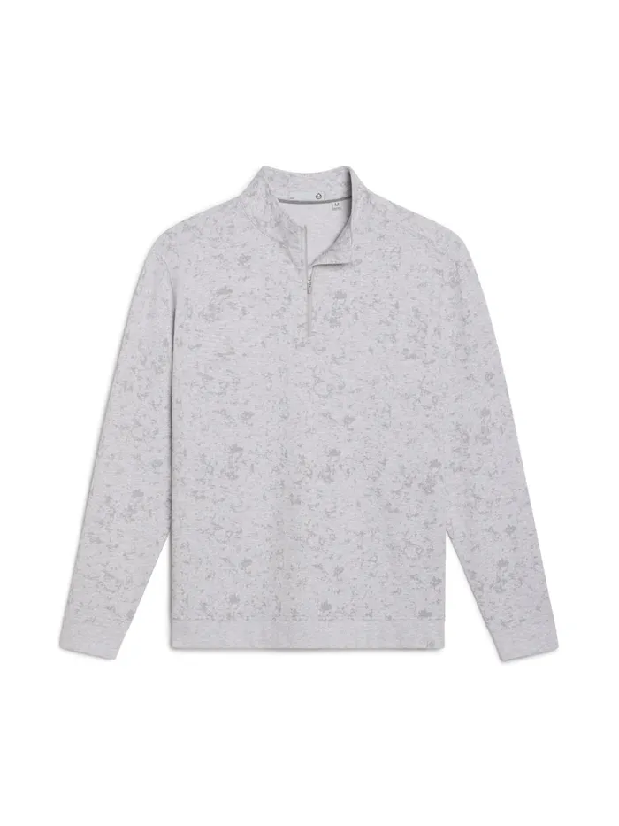 Men Cloud French Terry Print Quarter Zip Tasc Performance Quarter Zips