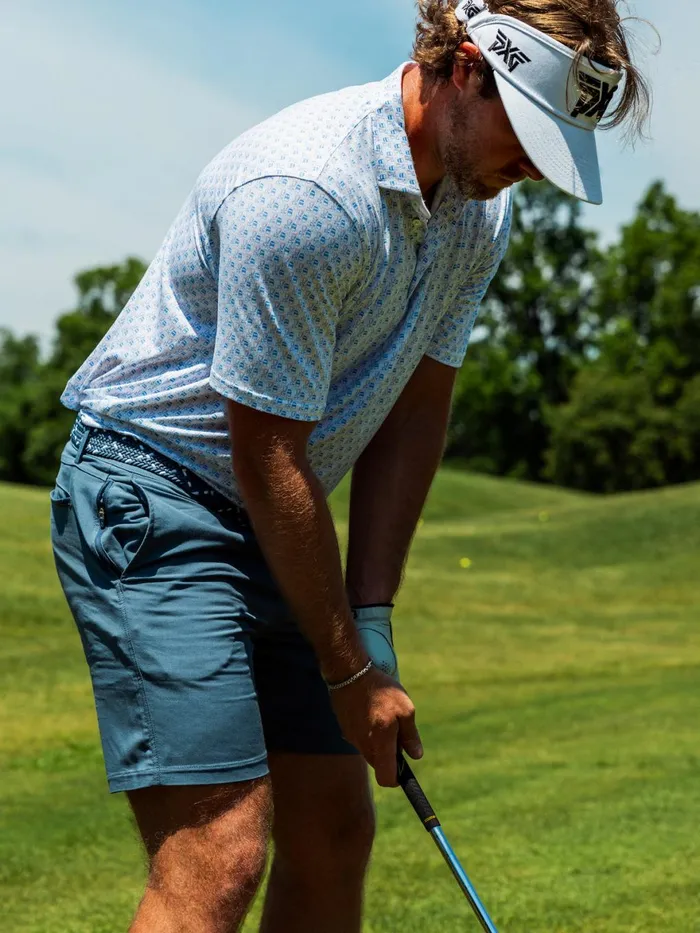 Men Cloud Polo 8211 Happy Hour Tasc Performance Polo Shirts