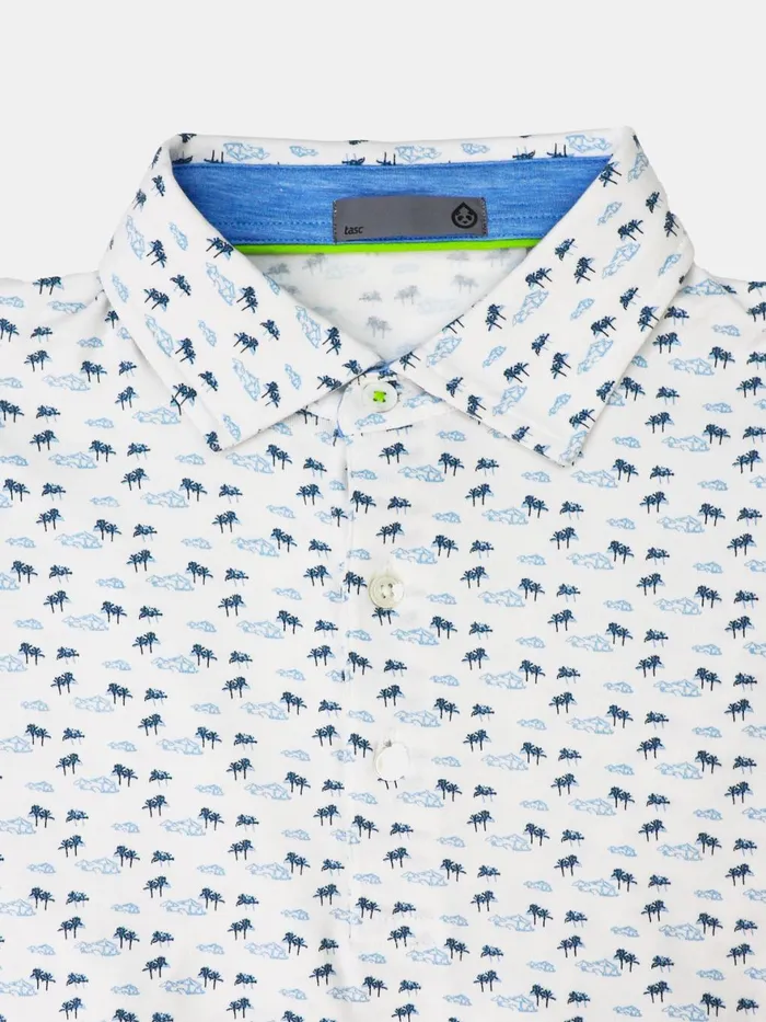 Men Cloud Polo 8211 Island Time Tasc Performance Polo Shirts