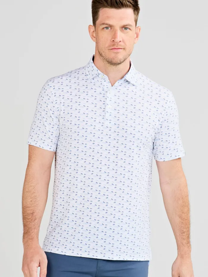 Men Cloud Polo 8211 Island Time Tasc Performance Polo Shirts