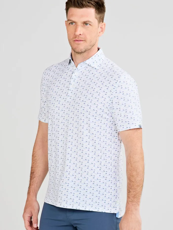 Men Cloud Polo 8211 Island Time Tasc Performance Polo Shirts