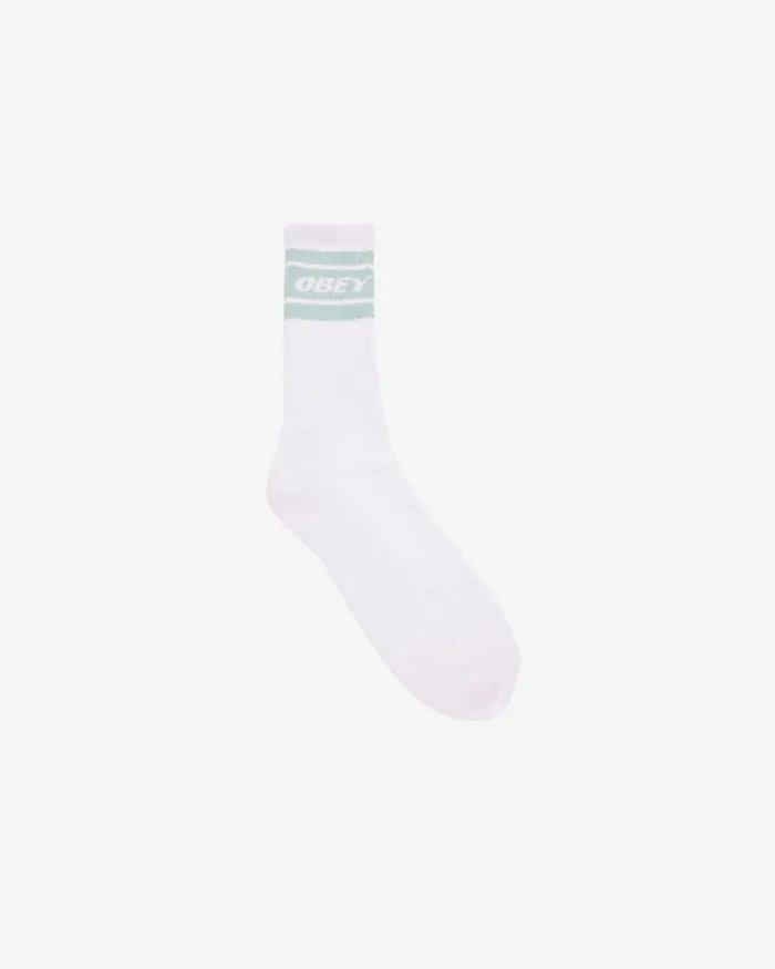 Men COOPER II SOCKS White OBEY Clothing ACCESSORIES