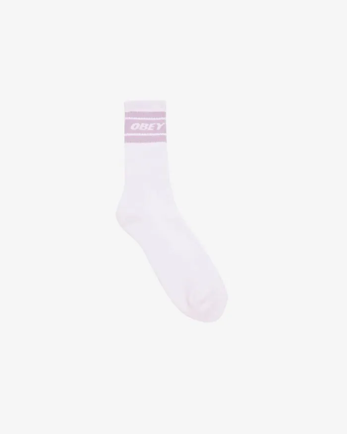 Men COOPER II SOCKS White OBEY Clothing ACCESSORIES