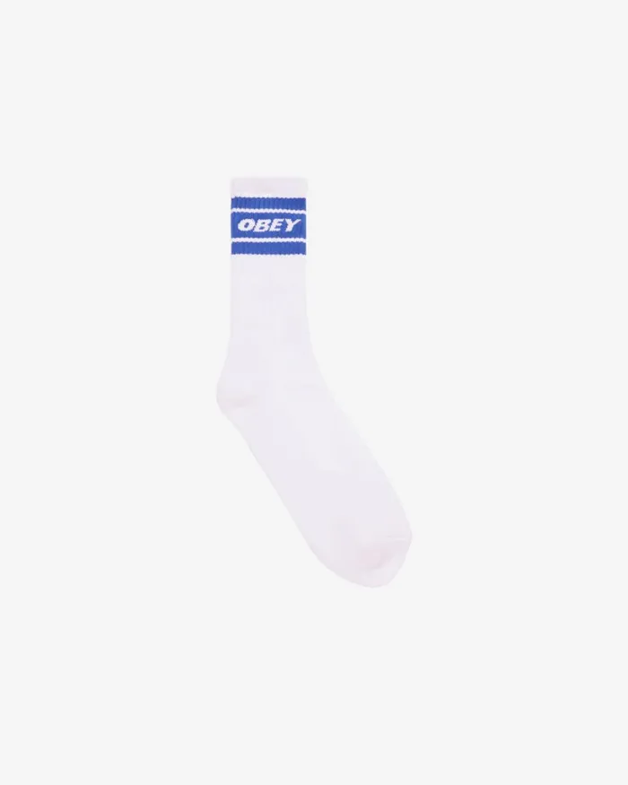 Men COOPER II SOCKS White OBEY Clothing ACCESSORIES