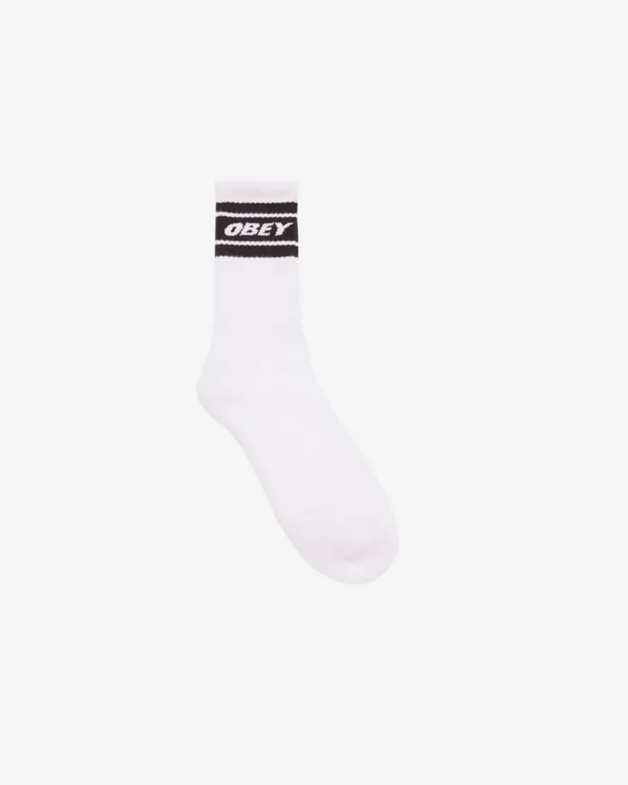 Men COOPER II SOCKS White OBEY Clothing ACCESSORIES
