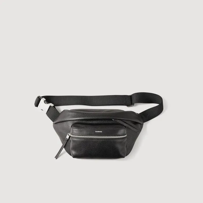 Men Crossbody Bags SANDRO Belt Bag Black