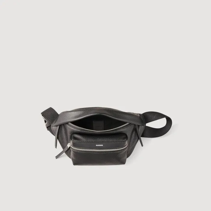 Men Crossbody Bags SANDRO Belt Bag Black