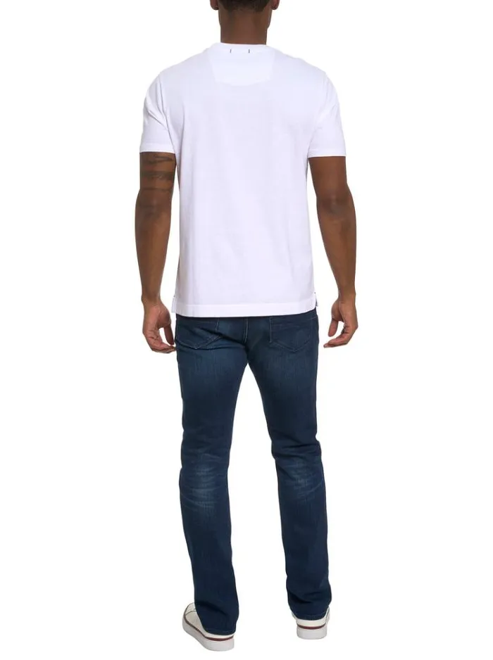 Men CROWN ROYALE TSHIRT White Robert Graham Polos and TShirts