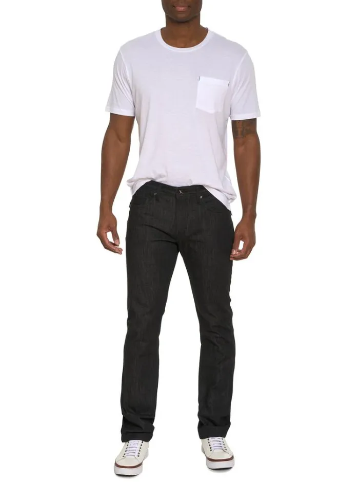 Men DELGADO DENIM PANT Black Robert Graham Jeans and Pants
