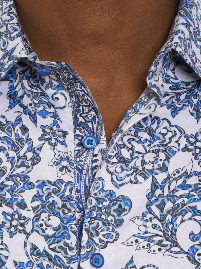 Men DIVAN LONG SLEEVE BUTTON DOWN SHIRT TALL Multi Robert Graham Button Down Shirts