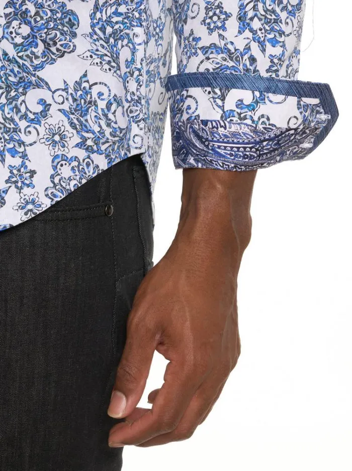 Men DIVAN LONG SLEEVE BUTTON DOWN SHIRT TALL Multi Robert Graham Button Down Shirts