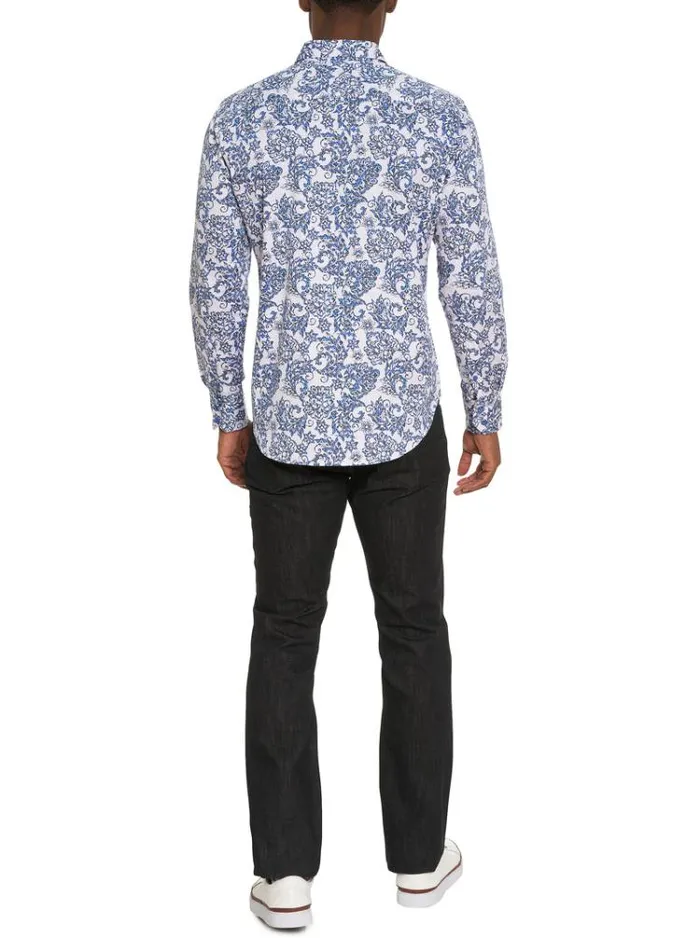 Men DIVAN LONG SLEEVE BUTTON DOWN SHIRT TALL Multi Robert Graham Button Down Shirts