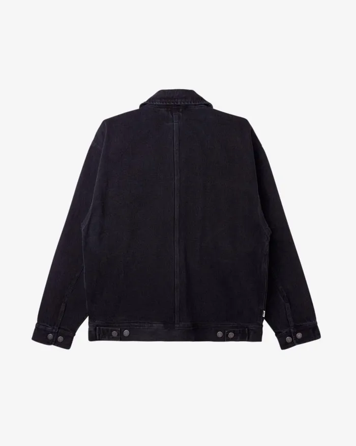 Men EASTON JACKET Faded Black OBEY Clothing Denim