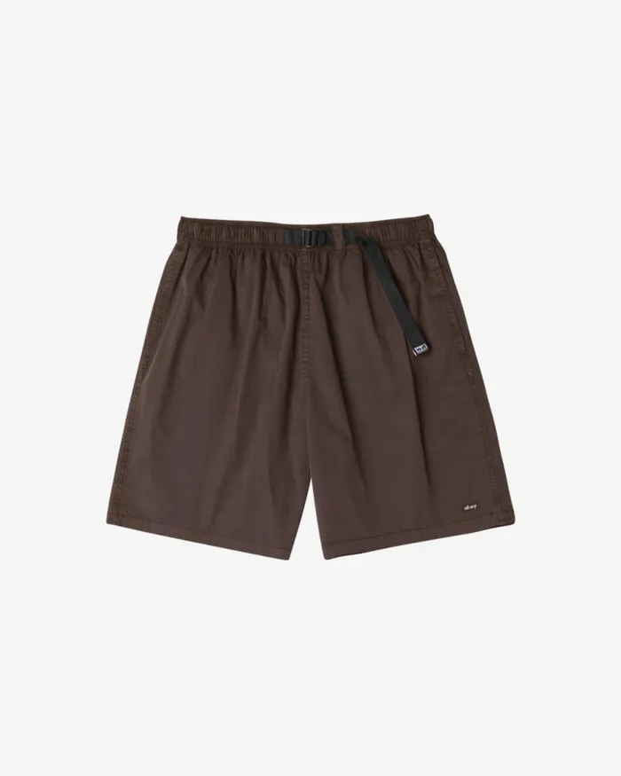 Men EASY PIGMENT TRAIL SHORT Pigment Silver Grey OBEY Clothing BOTTOMS
