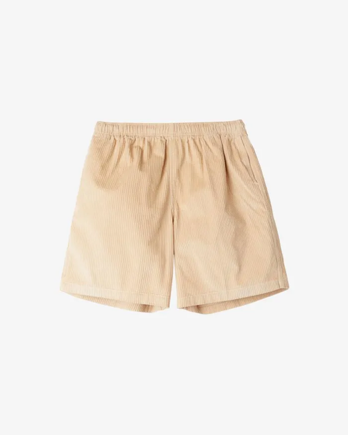 Men EASY RELAXED CORDUROY SHORT Orchid Petal OBEY Clothing BOTTOMS