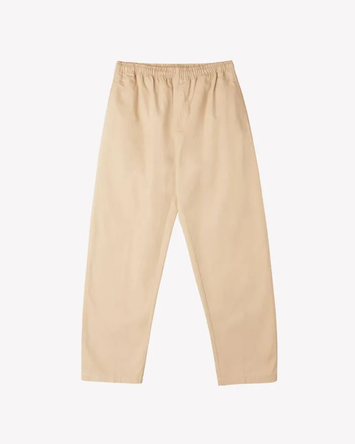 Men EASY TWILL PANT Unbleached OBEY Clothing BOTTOMS
