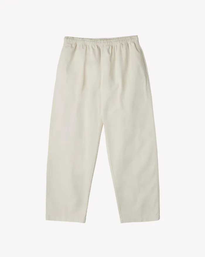 Men EASY TWILL PANT Unbleached OBEY Clothing BOTTOMS