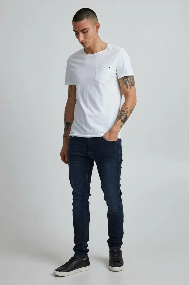Men Echo Fit Blend Jeans Denim Black Blue