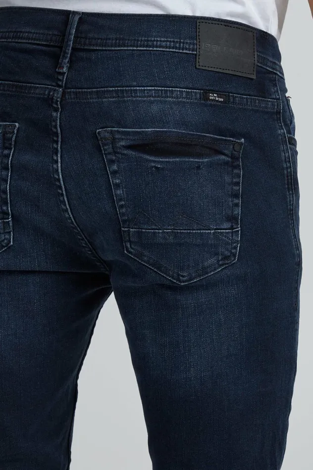Men Echo Fit Blend Jeans Denim Black Blue