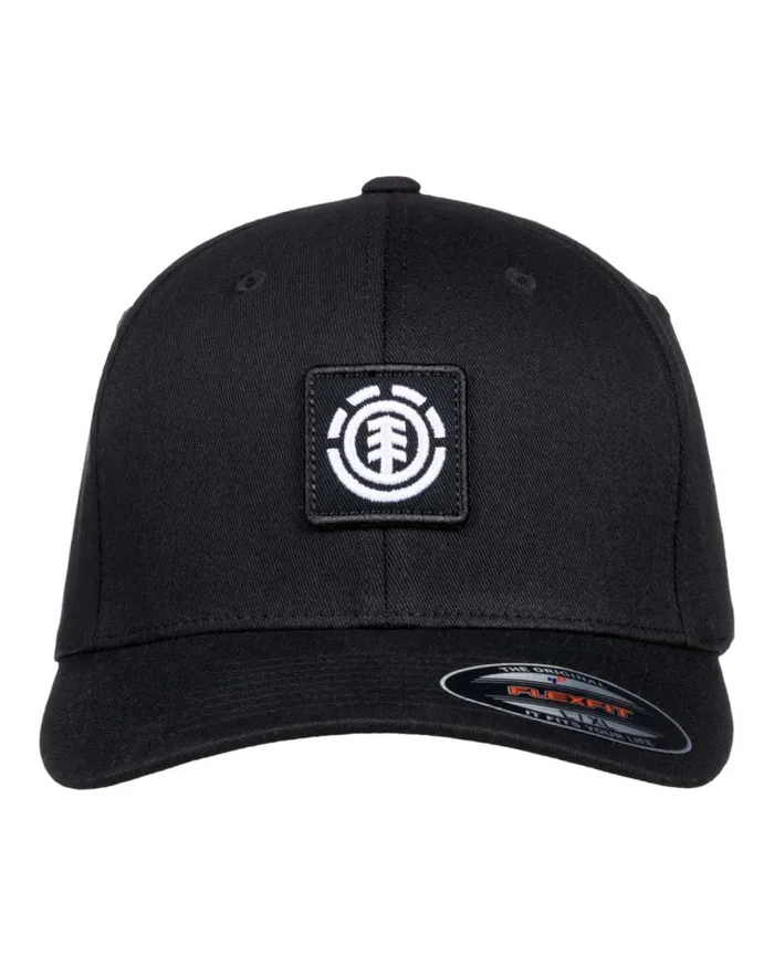Men Element Hats and Beanies Treelogo Flexfit Hat Flint Black