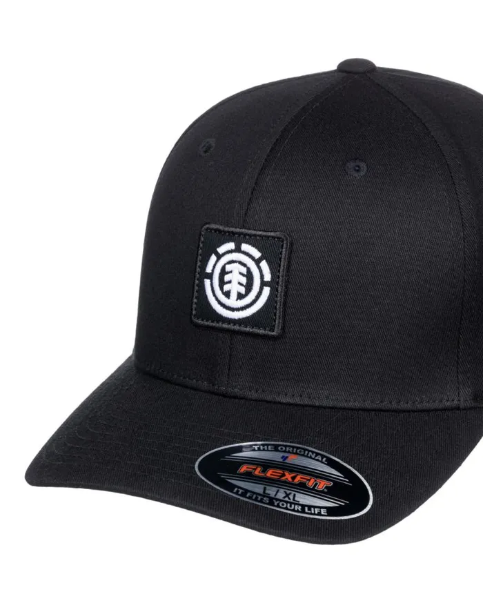 Men Element Hats and Beanies Treelogo Flexfit Hat Flint Black