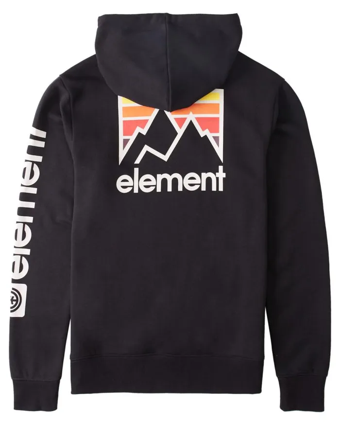 Men Element Hoodies and Jackets Joint Pullover Hoodie Flint Black