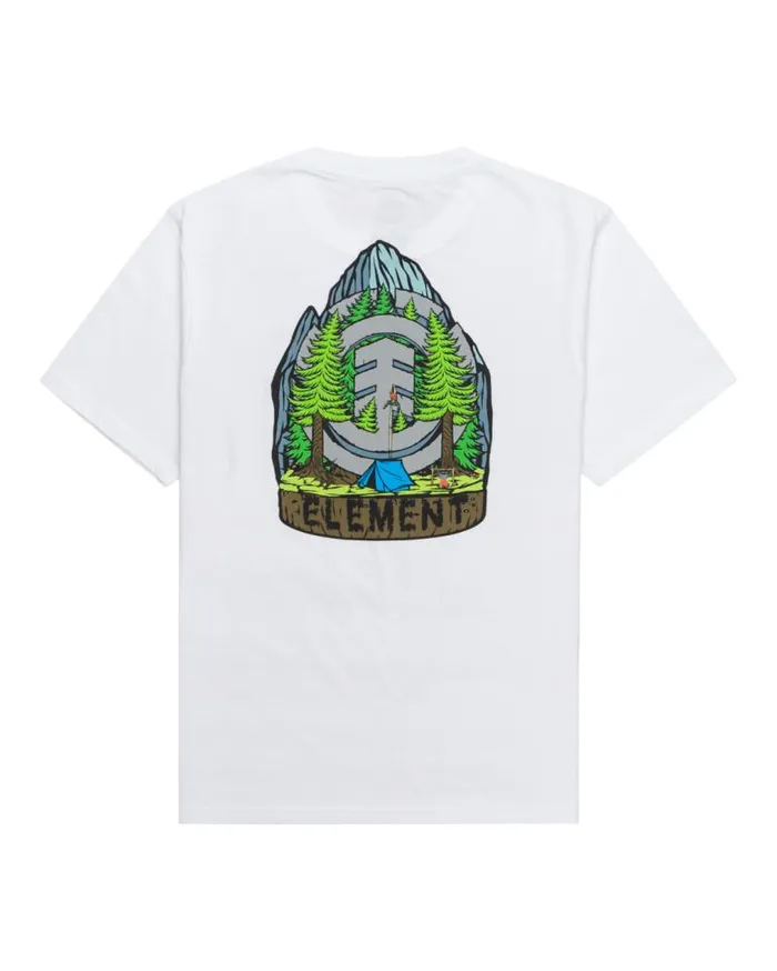 Men Element TShirts Aconca Icon TShirt Optic White