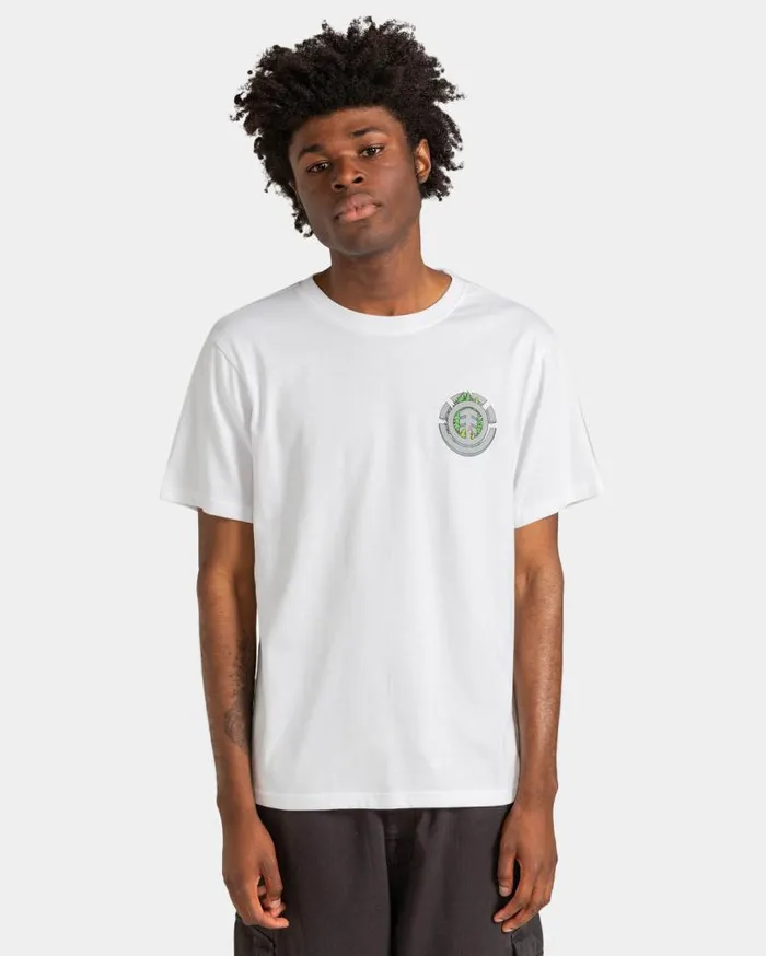 Men Element TShirts Aconca Icon TShirt Optic White Men Element TShirts Aconca Icon TShirt Optic White