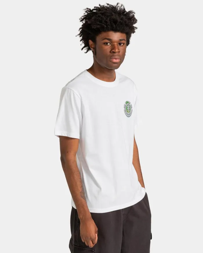 Men Element TShirts Aconca Icon TShirt Optic White Men Element TShirts Aconca Icon TShirt Optic White
