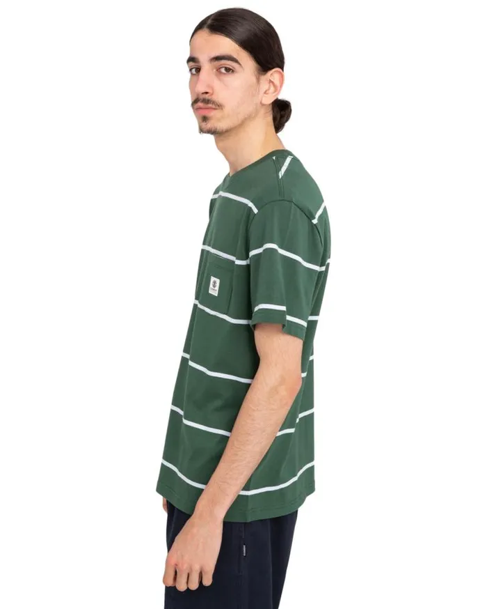 Men Element TShirts Basic Pocket TShirt Garden Topiary Stripes Men Element TShirts Basic Pocket TShirt Garden Topiary Stripes