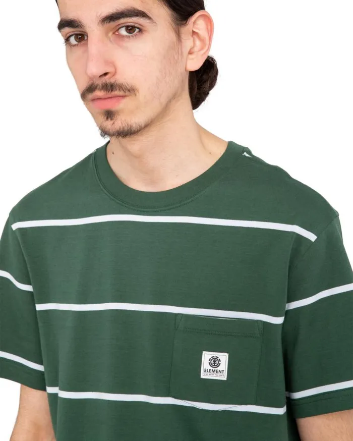 Men Element TShirts Basic Pocket TShirt Garden Topiary Stripes Men Element TShirts Basic Pocket TShirt Garden Topiary Stripes