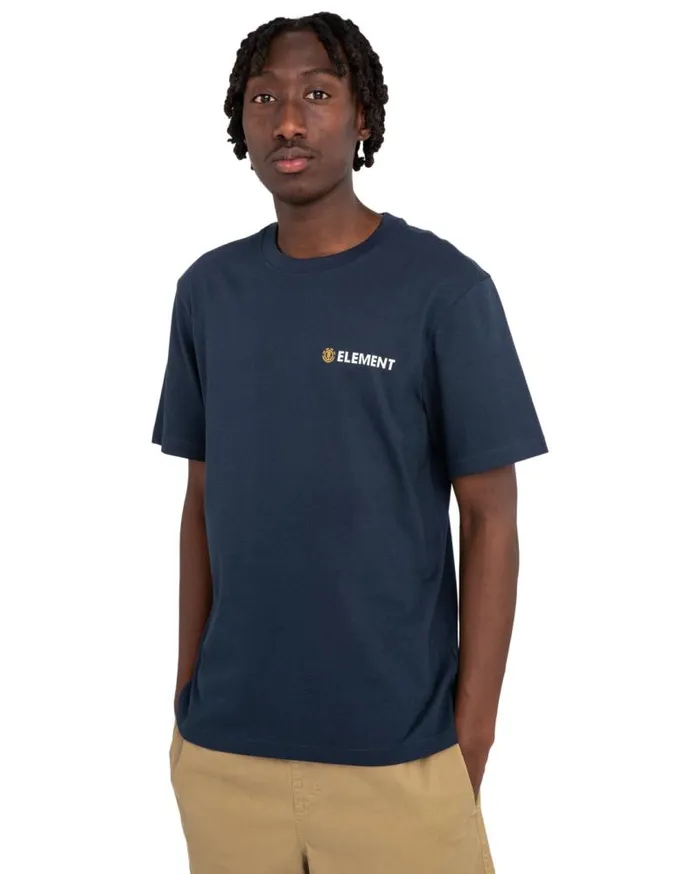 Men Element TShirts Blazin TShirt Eclipse Navy Men Element TShirts Blazin TShirt Eclipse Navy