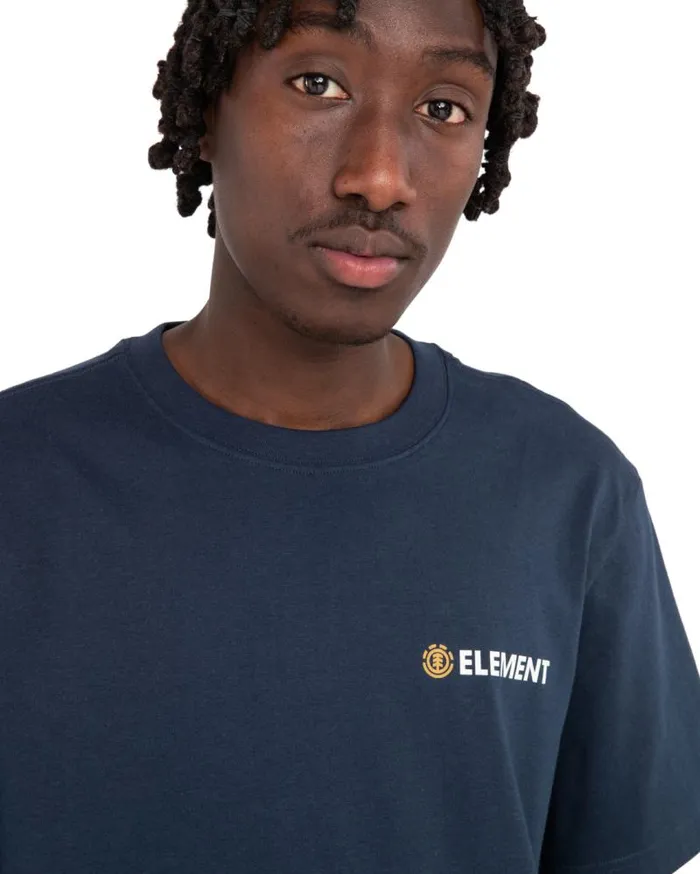 Men Element TShirts Blazin TShirt Eclipse Navy Men Element TShirts Blazin TShirt Eclipse Navy