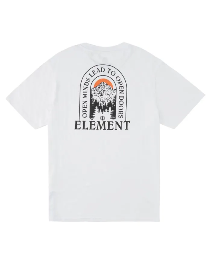 Men Element TShirts Vista Wick UPF 50 TShirt Optic White