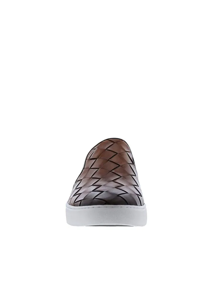 Men EROSION SLIP ON SNEAKER Cognac Robert Graham Shoes