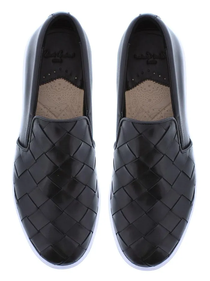 Men EROSION SLIP ON SNEAKER Cognac Robert Graham Shoes