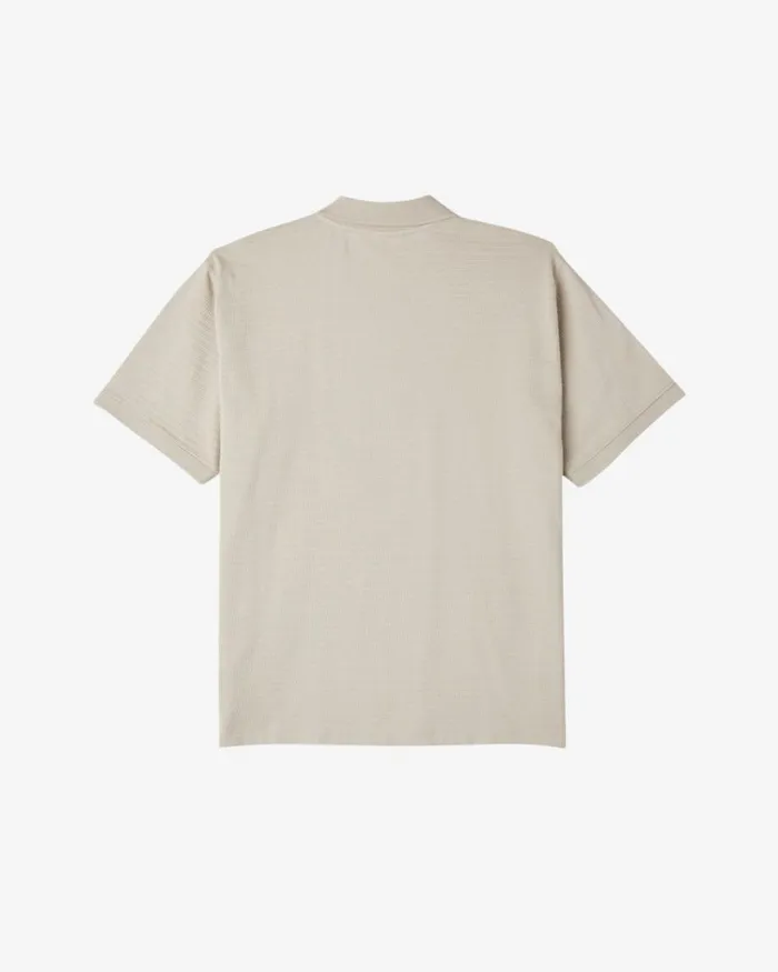 Men ESCAPE ZIP POLO Black OBEY Clothing TOPS