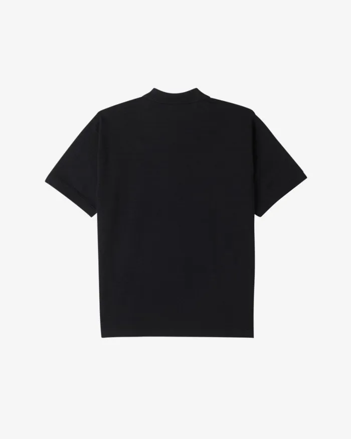 Men ESCAPE ZIP POLO Black OBEY Clothing TOPS