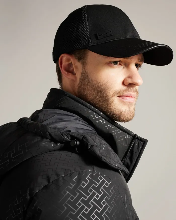 Men ETHANNS 8211 Mesh Baseball Cap Black Ted Baker Hats and Caps Men ETHANNS 8211 Mesh Baseball Cap Black Ted Baker Hats and Caps