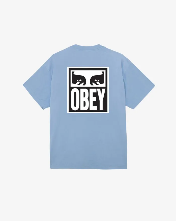 Men EYES ICON II HEAVYWEIGHT TSHIRT Hydrangea OBEY Clothing TSHIRTS