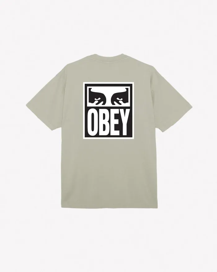 Men EYES ICON II HEAVYWEIGHT TSHIRT Hydrangea OBEY Clothing TSHIRTS