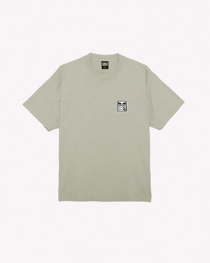 Men EYES ICON II HEAVYWEIGHT TSHIRT Hydrangea OBEY Clothing TSHIRTS